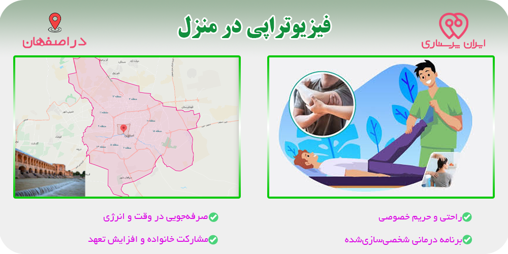 فیزیوتراپی در منزل اصفهان